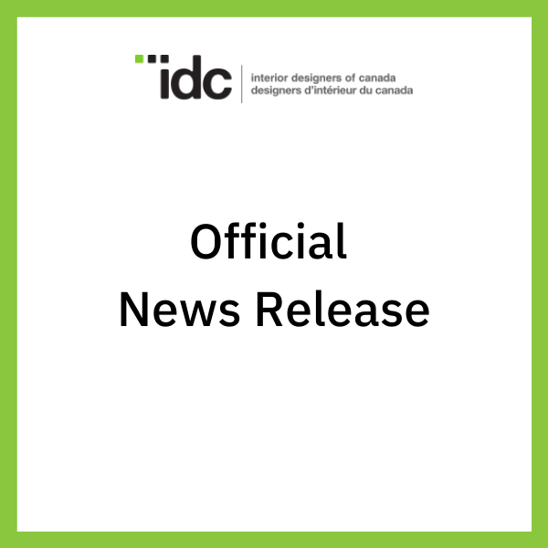 Interior Designers of Canada COVID-19 update